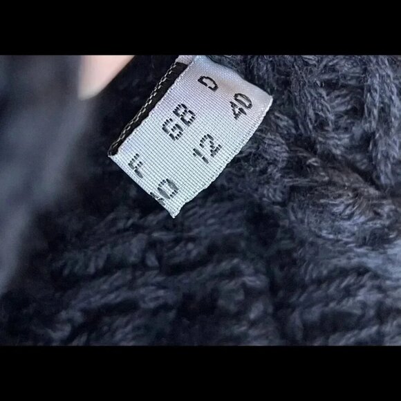 see by Chloe virgin wool poncho sweater size 8 - Picture 14 of 14